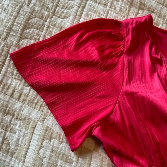 Anthropologie fuchsia pink midi dress - XL - Picture 6 of 9